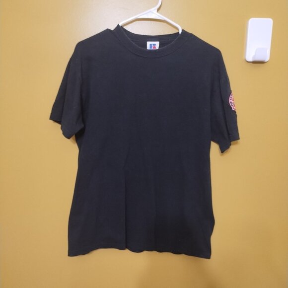 VTG 90s Russell Cincinnati Reds Ken Griffey Jr. Cotton T Shirt M Authentic Patch - Picture 1 of 5